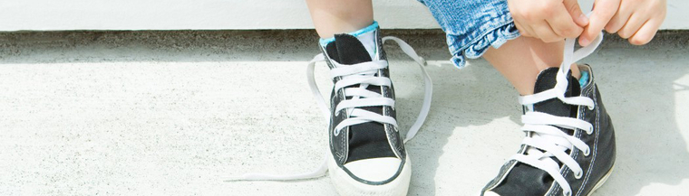 People with dyspraxia can have problems performing subtle movements, such as tying shoelaces.