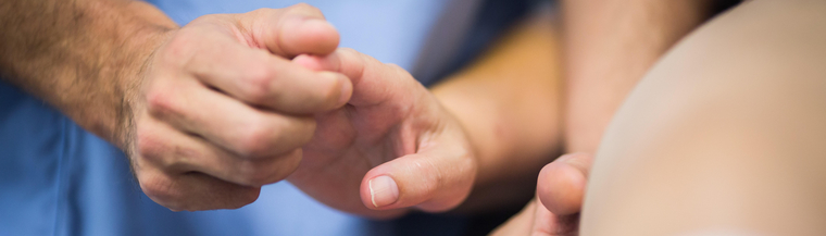 Parkinson's disease patient being treated Parkinson's disease patient being treated