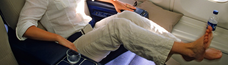 Exercise during long flights can help prevent deep vein thrombosis 