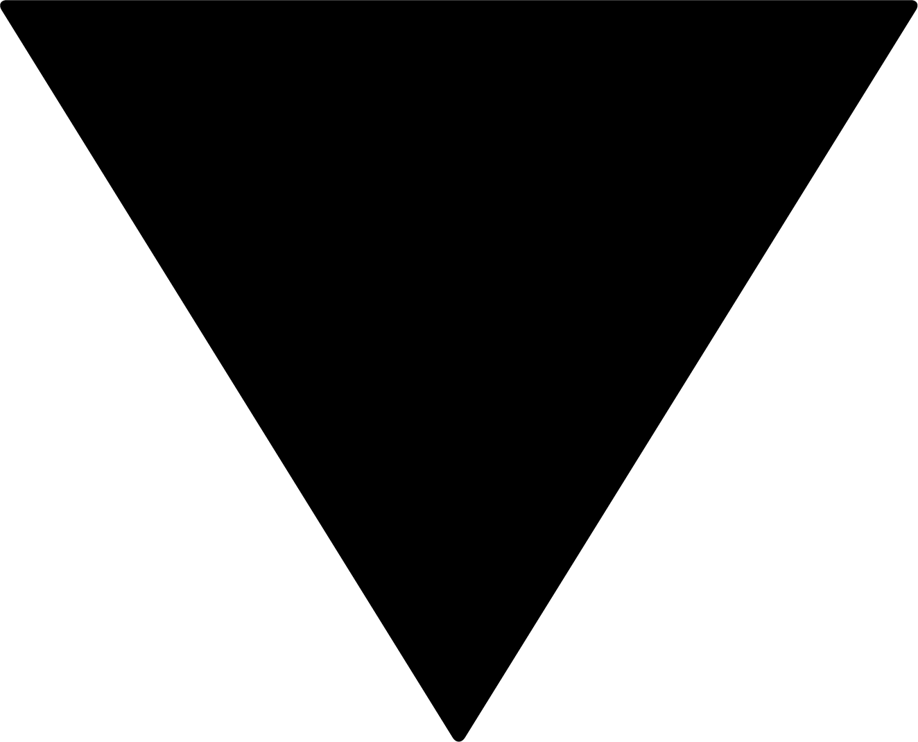 Illustration showing black triangle scheme symbol.