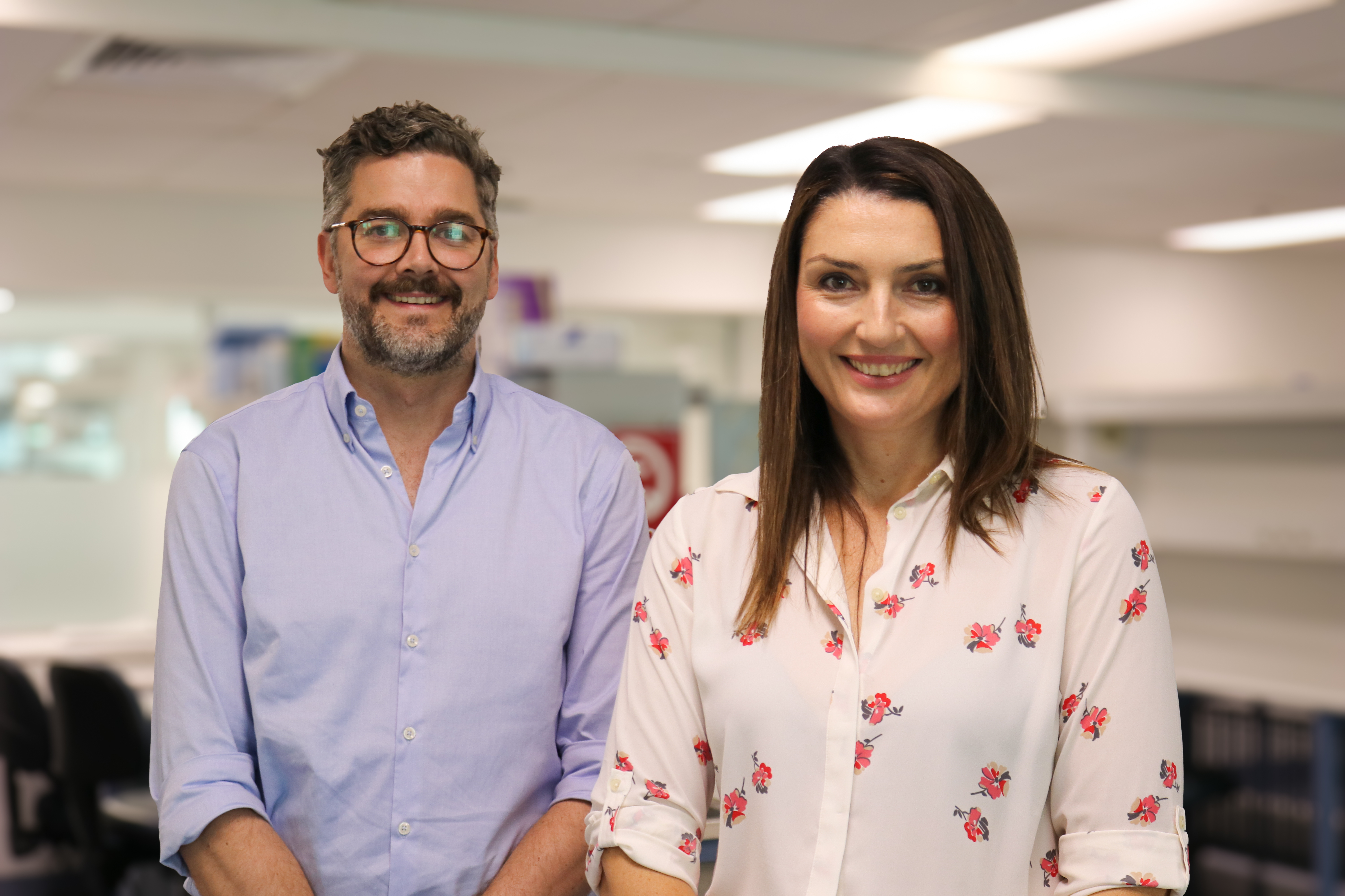 Associate Professors Owen Siggs and Jodie Ingles, Co-Directors of the Garvan Institute’s Genomics and Inherited Disease Program