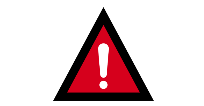 Australian Warning System icon - National hazard icon: Emergency Warning (Red)