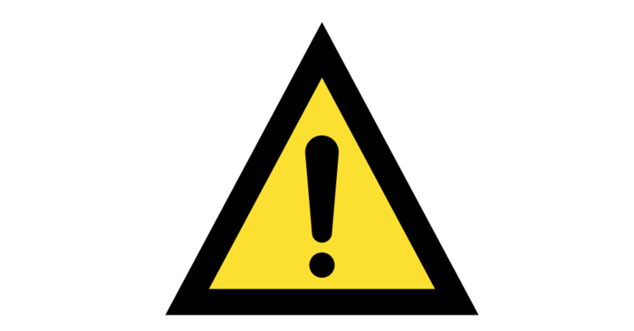 Australian Warning System icon - National hazard icon: Advice (yellow)