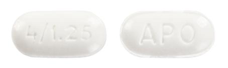 view of Perindopril Erbumine/Indapamide Hemihydrate 4/1.25 (GenRx)