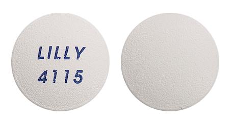 view of Olanzapine (Lilly)