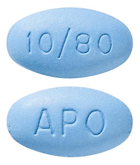 view of Amlodipine/Atorvastatin 10/80 (Apo)