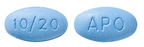 view of Amlodipine/Atorvastatin 10/20 (Apo)