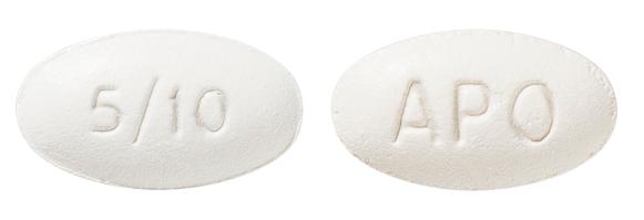 view of Amlodipine/Atorvastatin 5/10 (Apo)