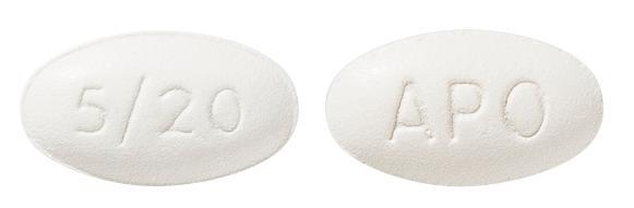 view of Amlodipine/Atorvastatin 5/20 (Apo)
